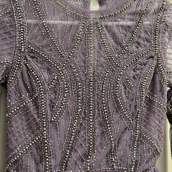 ASOS Dresses & Skirts - ASOS Purple Embellished Midi Dress